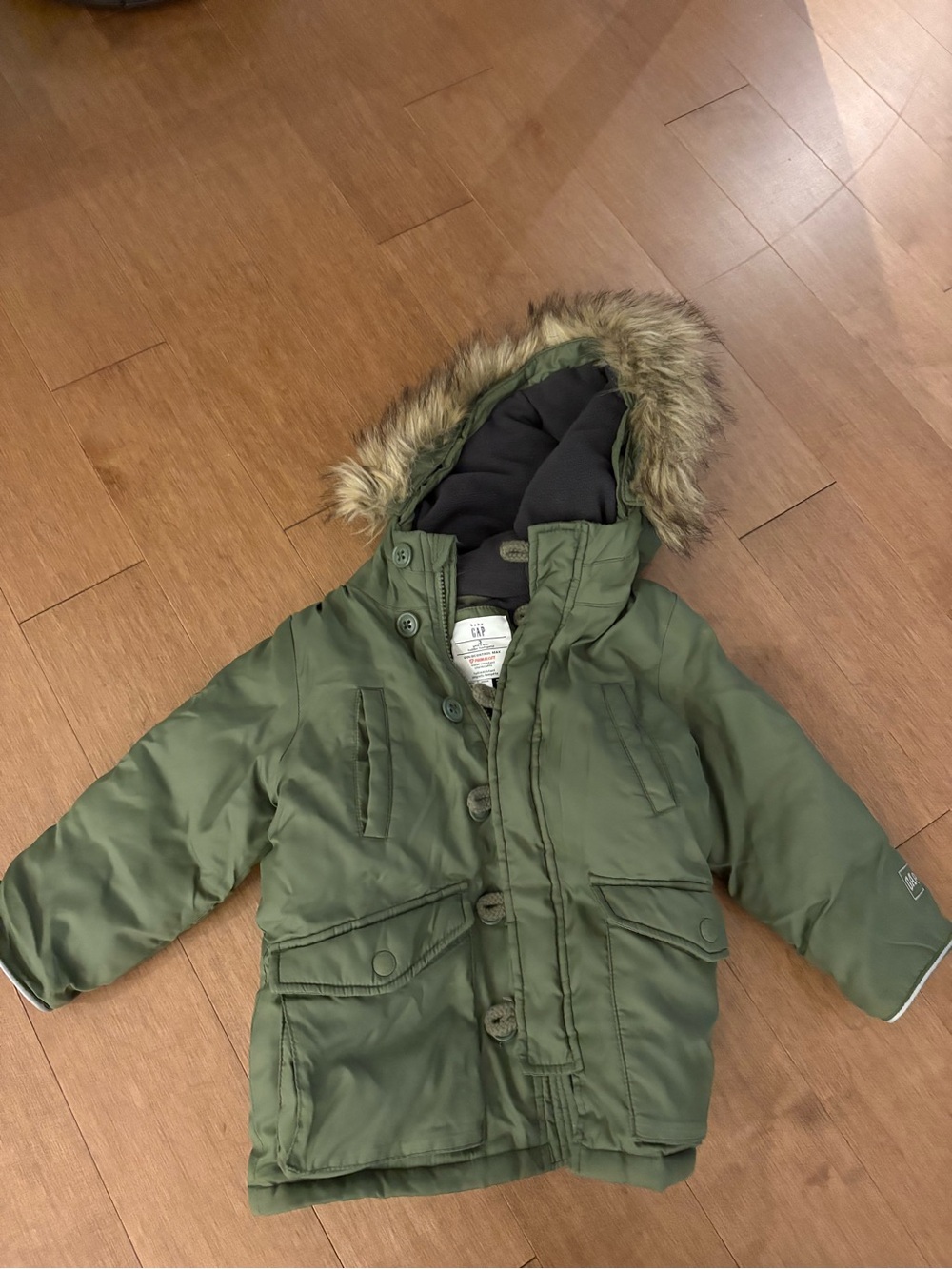 Gap 3t primaloft winter coat
